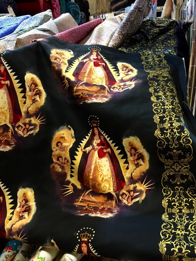 The Virgin Of Guadalupe fabric