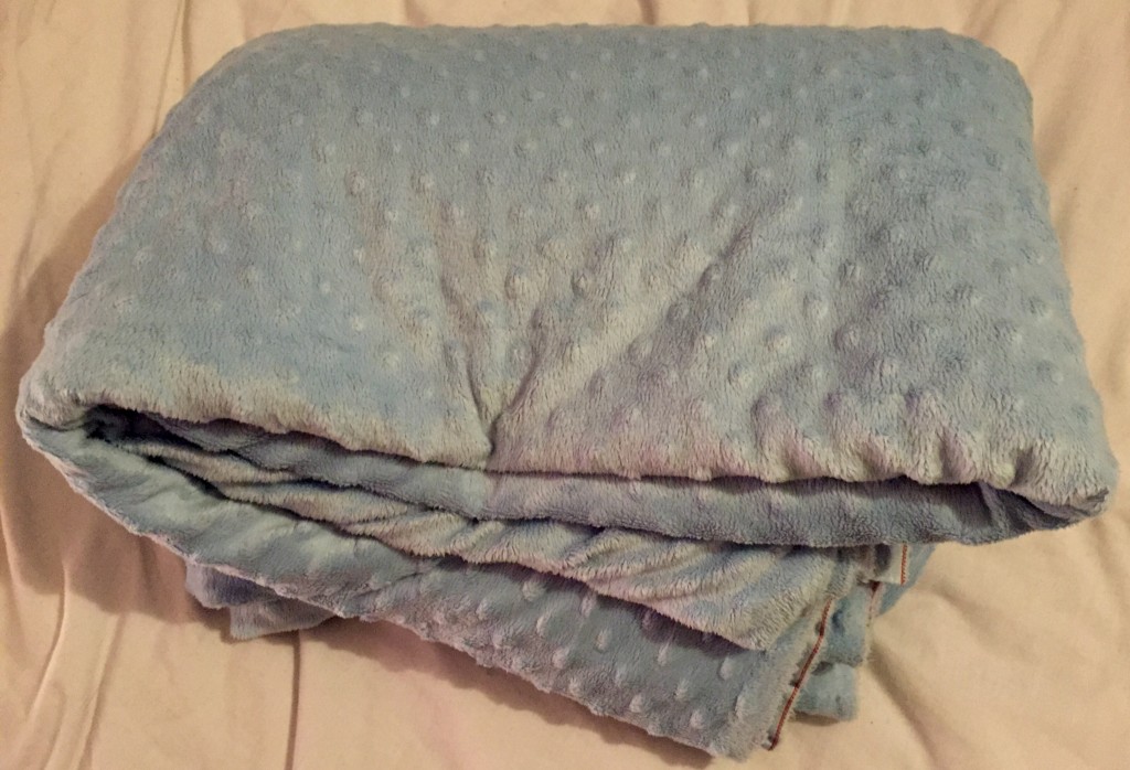 Pale blue cuddle fleece