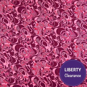 Liberty Tana Jersey Fabric Mitford Pink